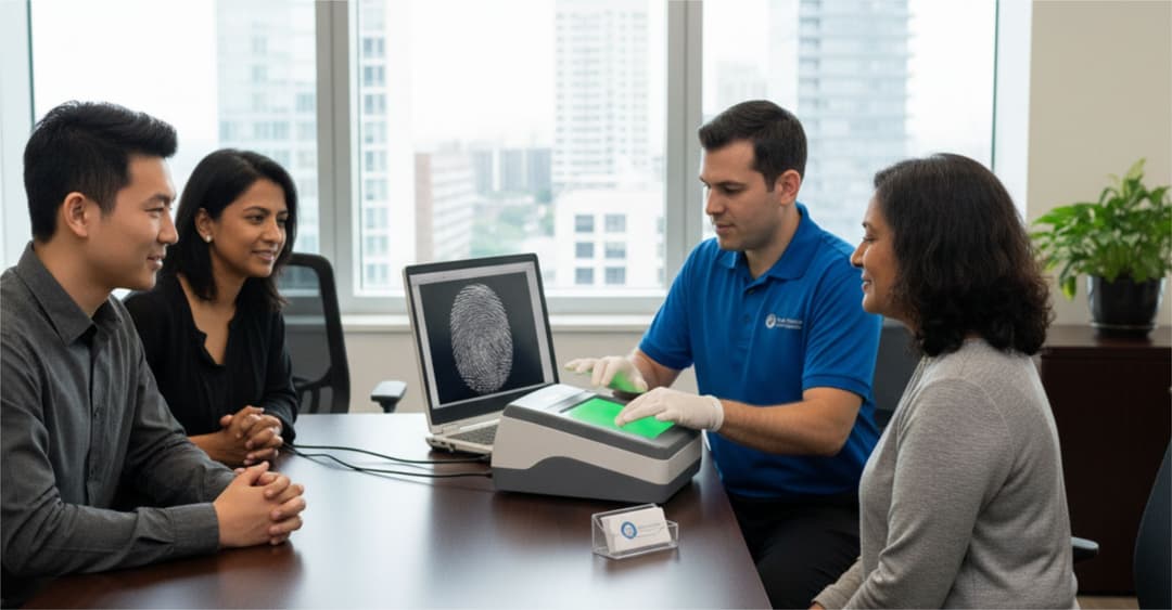 FBI Fingerprinting in Madrid | Fast U.S. Background Check