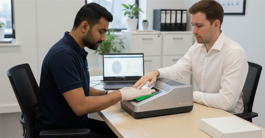 Book your Globeia fingerprinting appointment in London today and get started in minutes.