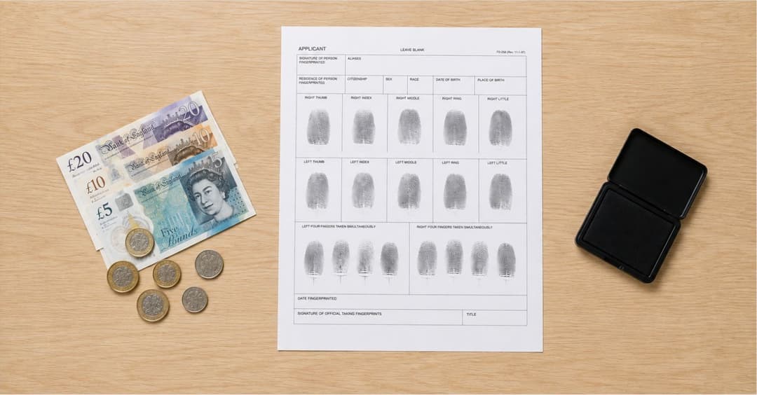 How Much Does Fingerprinting Cost in UK in 2026?