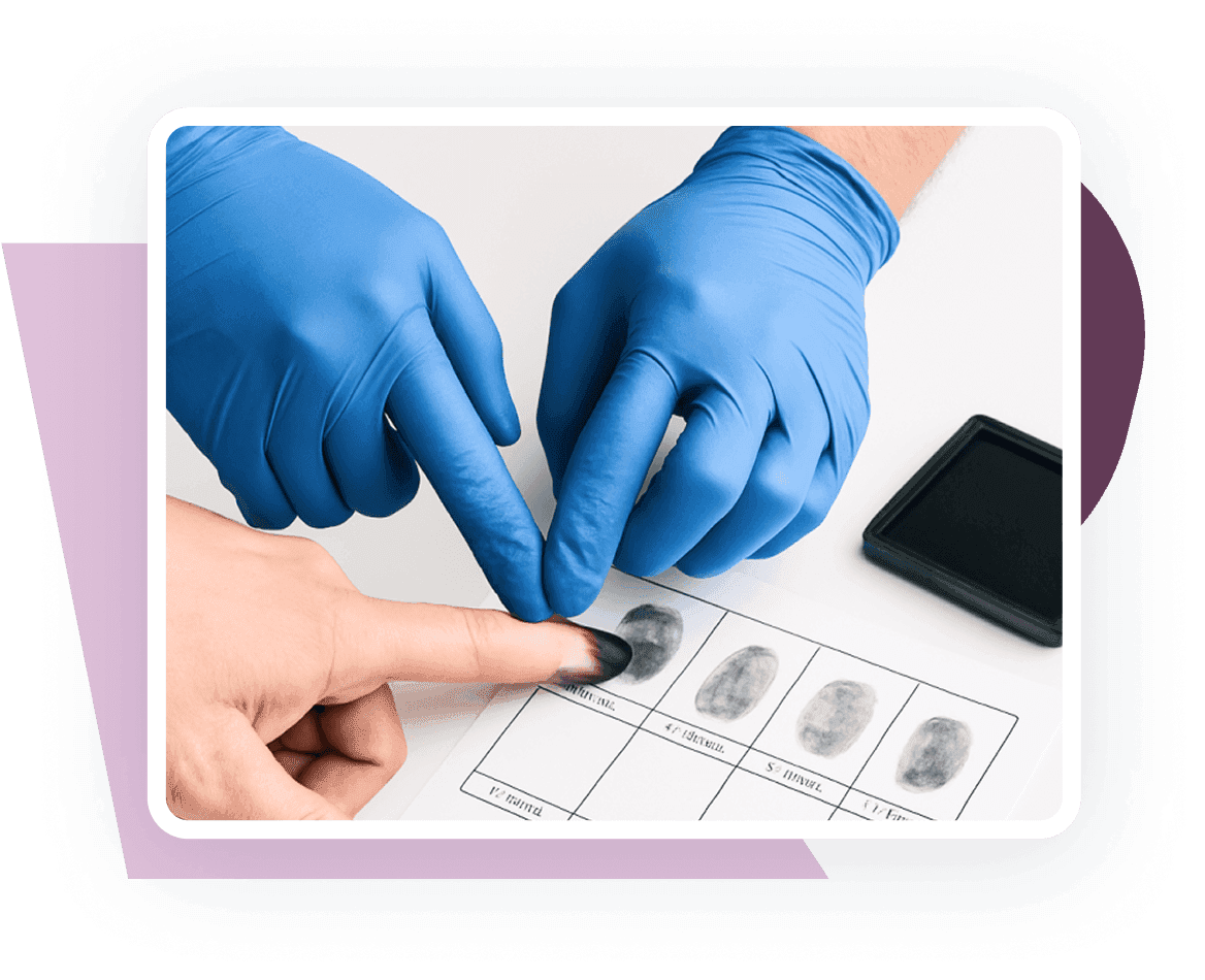 fingerprinting on paper