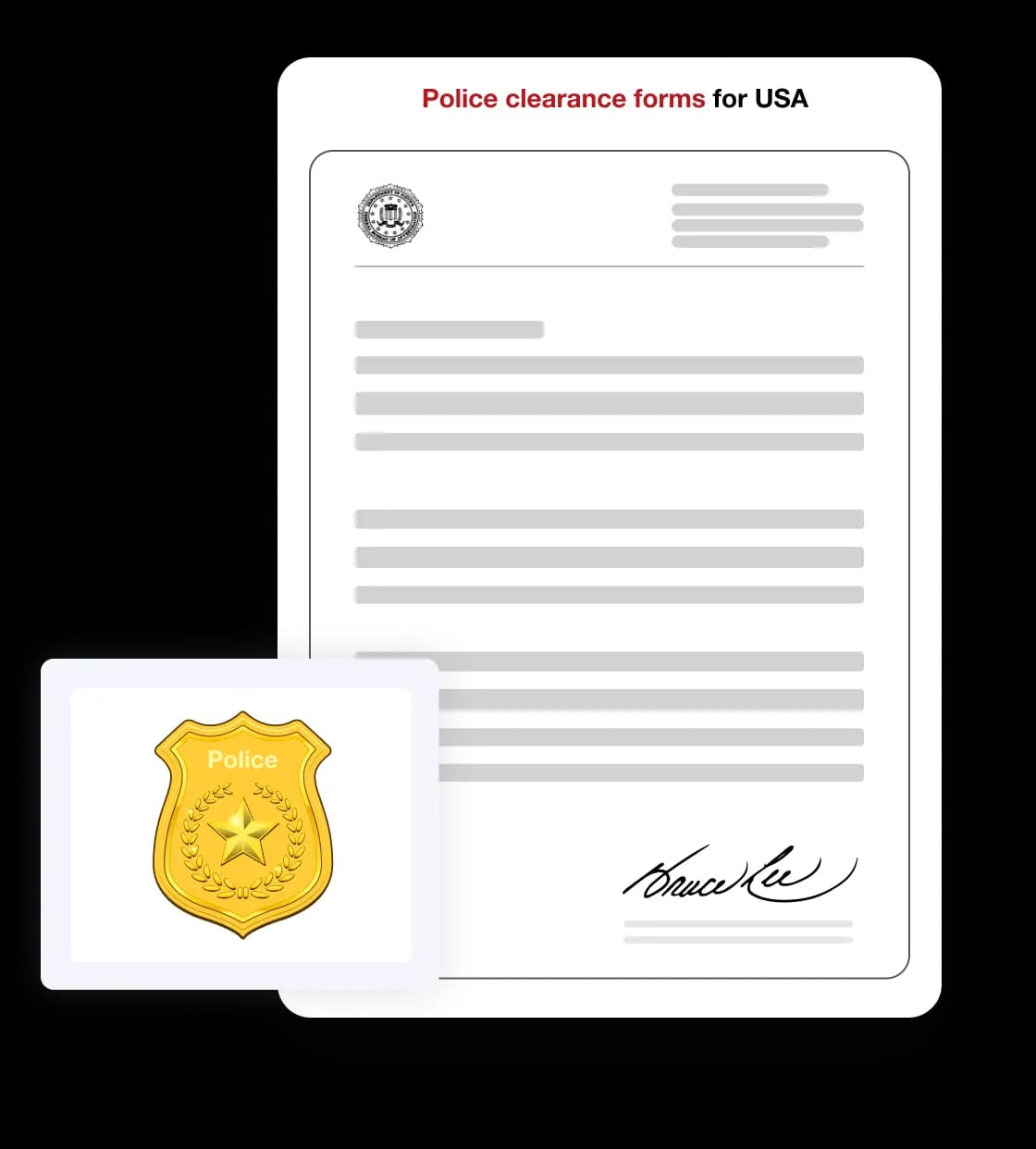 USA Police Clearance FBI Background Checks